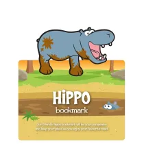 If Zwierz�ca zak�adka do ksi��ki - Hippo - Hipopotam