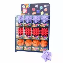 Puzzle drewniane kolorowe IQ amigwki 3w1 Robe
