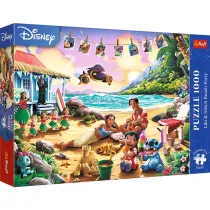 Puzzle 1000 Trefl Premium Plus Lilo & Stitch Impreza na pla�y 10918
