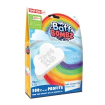 Zimpli Kids Tczowa chmurka do kpieli do zabawy zmieniajca kolor wody, Rainbow Baff Bombz, 3+
