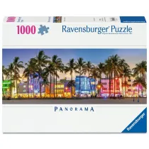 Puzzle 1000 Night Glow on Ocean Drive Panorama Ravensburger