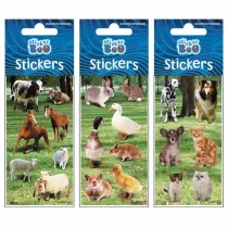Sticker Boo Naklejki silver zwierzta
