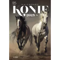 Kalendarz 2025 A3 cienny Konie