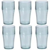 Excellent Houseware Komplet 6 szt wysokich szklanek 530 ml