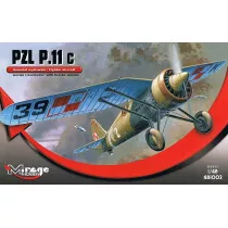 Model plastikowy PZL P-11c Wersja z bombami Mirage