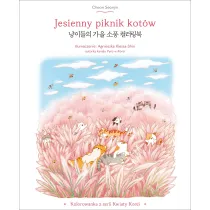 Jesienny piknik kot�w. Kolorowanka z serii Kwiaty