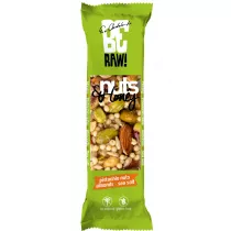 BeRaw Baton Orzeszki pistacjowe i mid Nuts&Honey bar pistachio 30 g