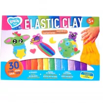 Zestaw lekkiej ciastoliny piankolina 30szt Lovin