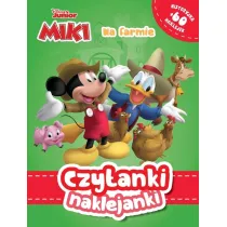 Czytanki naklejanki. Na farmie. Disney Junior Miki