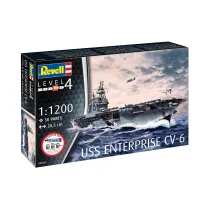 Revell Starter Kit 1:1200 USS Enterprise CV-6 REV-75824