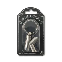 If Silver Letter Keyring - brelok do kluczy litera K