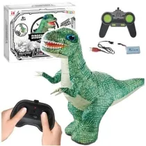 Duy dinozaur dmuchany R/C zielony 130x190cm Leantoys