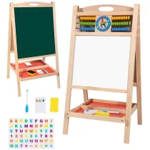Tablica dwustronna drewniana 70cm Trifox