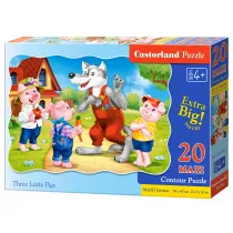 Puzzle 20 el. Trzy mae winki Castorland