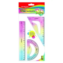 Keyroad Zestaw geometryczny pastel 3 elementy