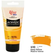 Rosa Farba akrylowa dark yellow 410 75ml