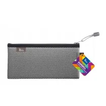 Tetis Koperta DL z suwakiem metalowym czarna