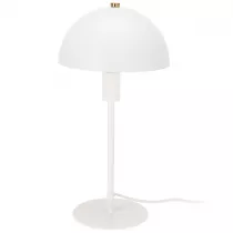 H&S Decoration Lampa metalowa w ksztacie grzybka biaa 36 cm