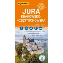 Mapa tur. - Jura Krakowsko-Cz�stochowska lam.