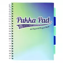 Pukka Pad Project Book A4 Seafoam Morski kratka, 80g 100 kartek