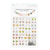 Bransoletki diy z zawieszkami puffy cute animals Dalprint