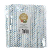 Somki papierowe jumbo 10mm niebieskie 144 szt.