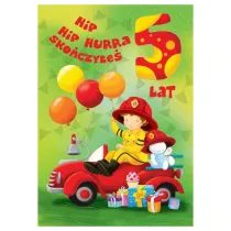 Art Nuvo Karnet 5 urodziny stra�ak