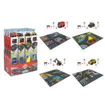 City Dywan z pojazdem 70x80cm mix Dickie Toys