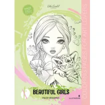 Kolorowanka A4 Beautiful Girls zielona