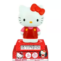 Lampka 3D z budzikiem Hello Kitty HK50198