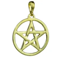 Sotis Pentagram a�urowy Ag925 + Au 24kar, 3,7g