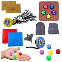 Zestaw 5 gier Squid Game Leantoys