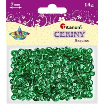 Titanum Cekiny metaliczne granatowy 7 mm