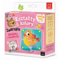 Kszta�ty i kolory. Zwierz�tka. Uk�adanka + ksi��eczka. Ma�y mi� to lubi!