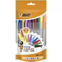 Bic D�ugopis Cristal Multicolour 20 szt.