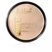 Eveline Cosmetics Art Make-Up Anti-Shine Complex Pressed Powder matujcy puder mineralny z jedwabiem 31 Transparent 14 g