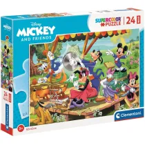 Puzzle 24 el. Maxi SuperColor. Mickey&Przyjaciele Clementoni