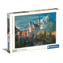 Puzzle 500 el. HQ Neuschwanstein Castle Clementoni
