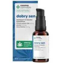Cosma Cannabis Dobry Sen Ekstrakty w olejku konopnym Suplement diety 30 ml