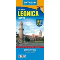 Legnica. Plan miasta w skali 1:11 000