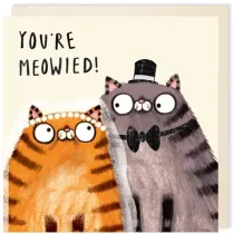 Karnet kwadrat 170 �lub Koty You're MEOWIED!