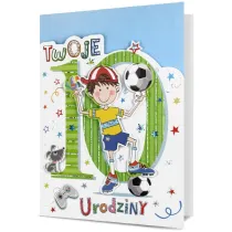 Karnet okazjonalny B6 z kopert� 10 Urodziny PAN DRAGON HM200-2858