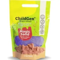 Piasek kinetyczny naturalny fioletowy 907g ChildGen