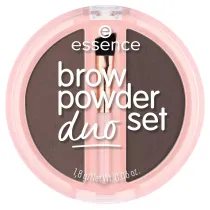 Essence _Brow Powder Duo Set puder do brwi 03 Dark 1.8 g
