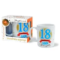 Kukartka Kubek Premium Urodziny 18