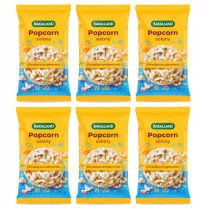 Bakalland Popcorn solony Zestaw 6 x 90 g