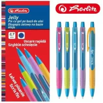 Herlitz D�ugopis �elowy Jelly A12 niebieski 0.7mm