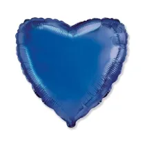 Godan Balon foliowy Serce niebieski 46cm