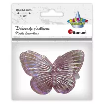 Titanum Dekoracje samoprzylepne motyle 80x62mm 2 szt.
