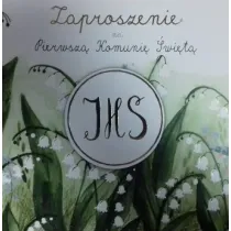 Zaproszenia Komunia �wi�ta op.5szt. mix
